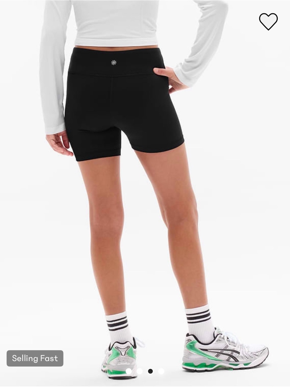 Athleta Girl Black Chit Chat 3" Shorts